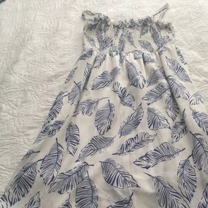 Tropical print dress